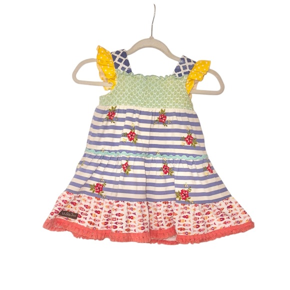 MATILDA JANE Floral fish fringe dress girl’s size 12-18 months 12m 18 months - Picture 9 of 17